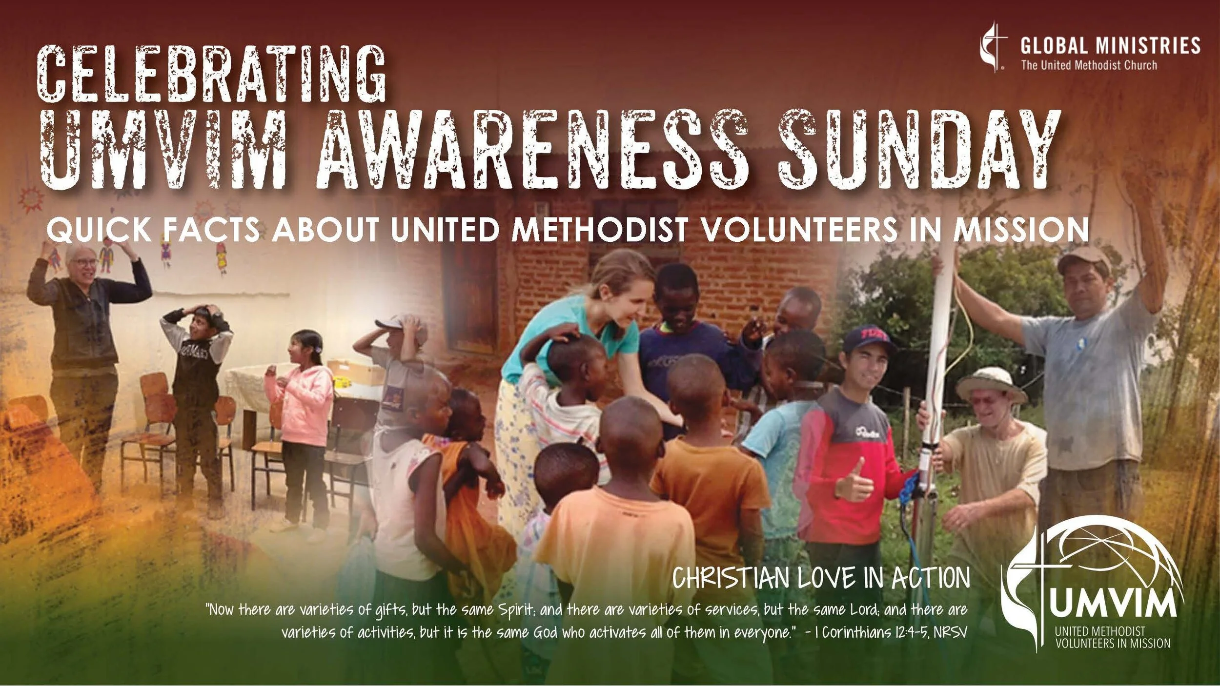 Volunteers in Mission (VIM) Sunday October 18th