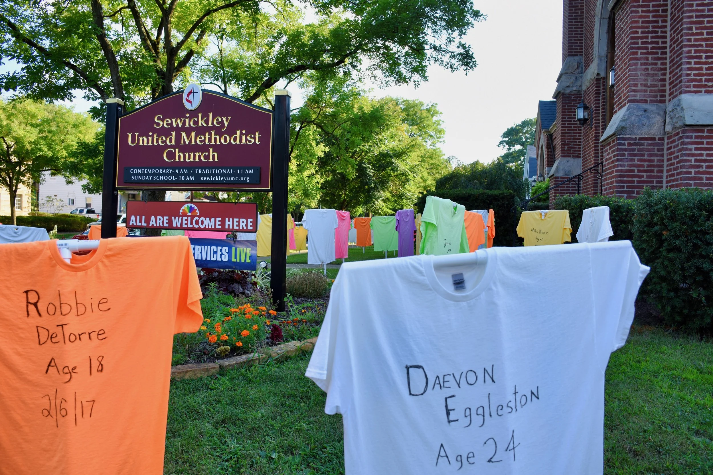 WPXI Report on Memorial to the Lost