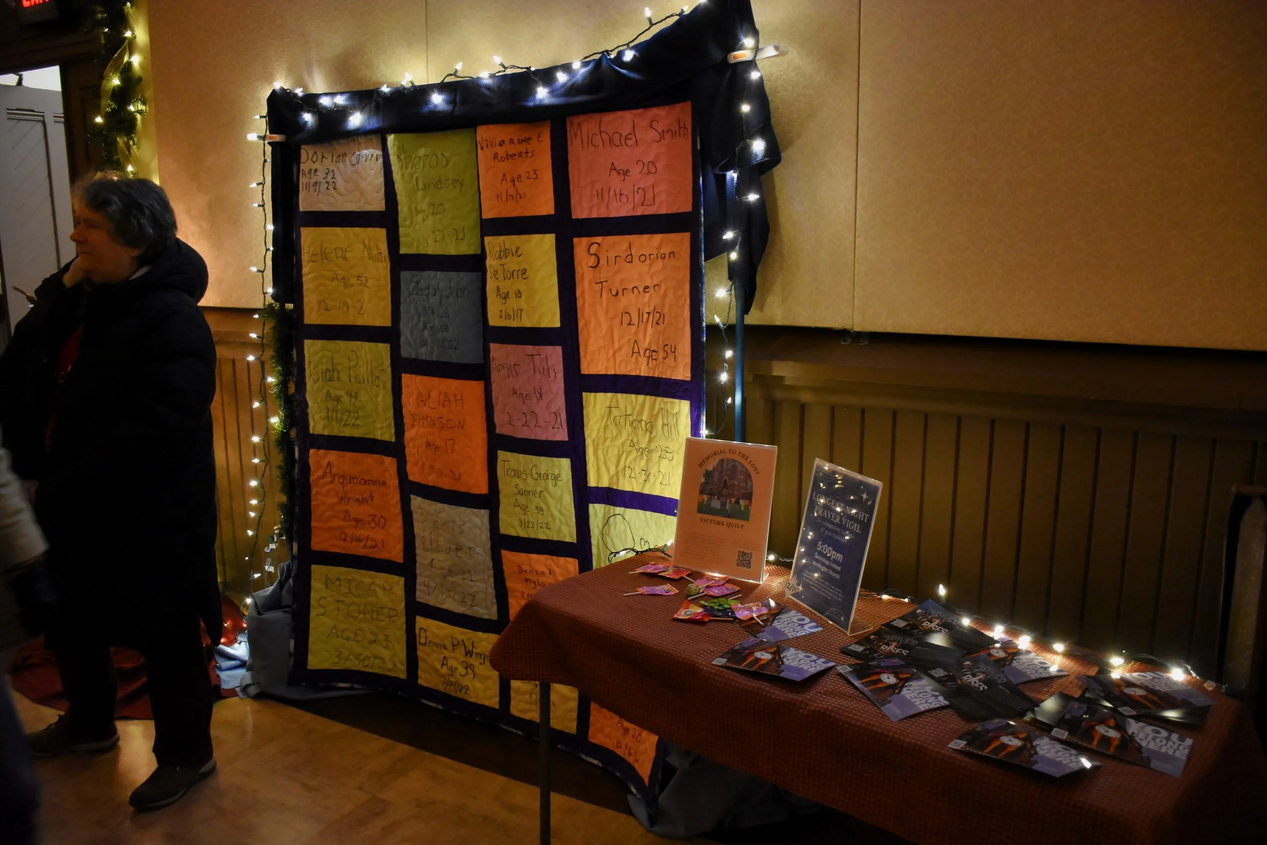 Memorial to the Lost Victim’s Quilt