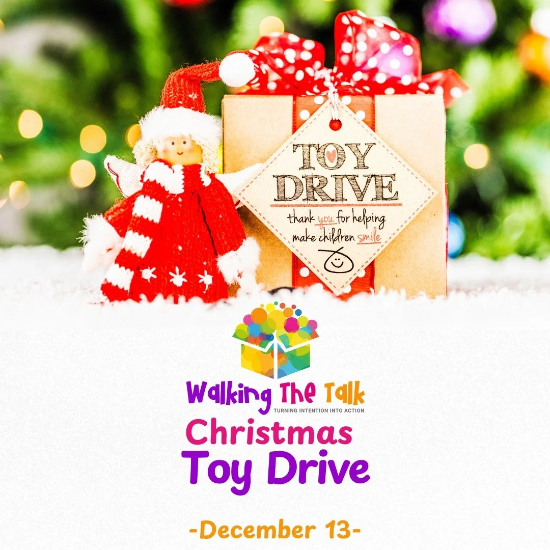 Help make the holidays magical for a child in need! ✨ Walking the Talk Charity is hosting a free Christmas Toy Store for families on December 13th, and we need your help to stock the shelves.

We're accepting donations of new, unwrapped toys until De
