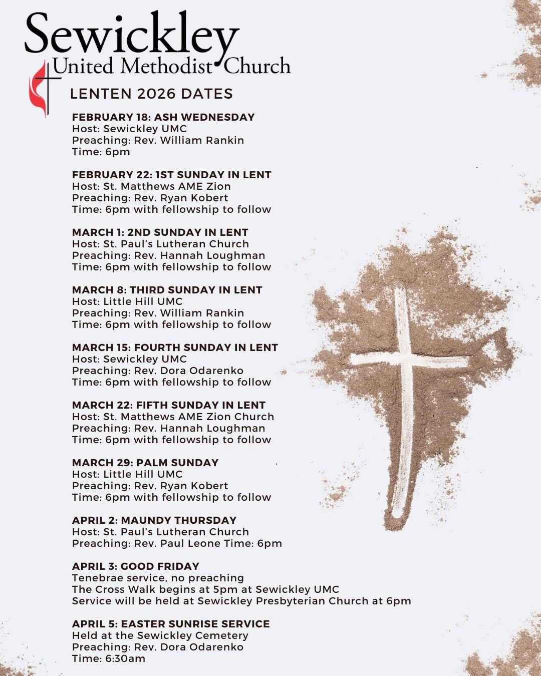 🌿 Lent 2026: A season to slow down and rediscover what matters most. From Ash Wednesday to Easter Sunday, find your place in our community.