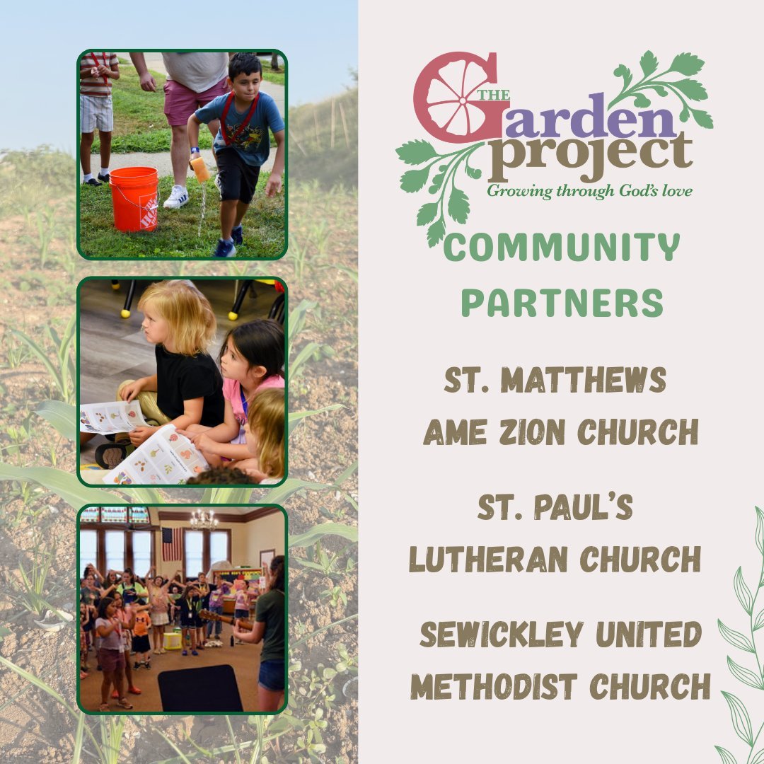Garden Project is a beautiful reminder that when a community comes together, amazing things can grow! 💚

We're grateful to partner with St. Matthews AME Zion Church and St. Paul's Lutheran Church to create a place where every child is welcomed, supp