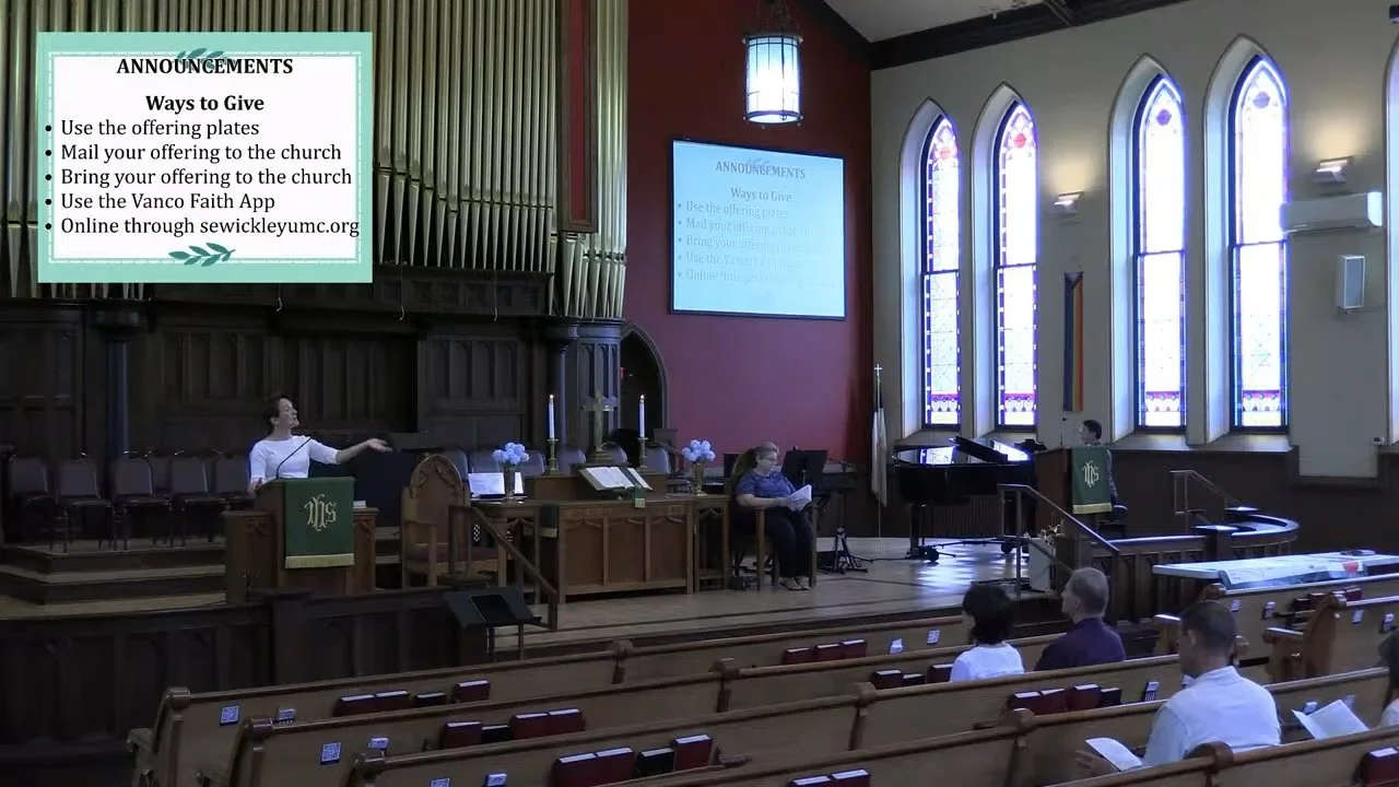 8/30/26 Traditional Worship Service