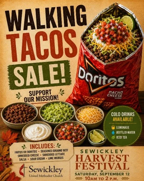 🌮 What&rsquo;s Cooking at Broad &amp; Thorn?
It wouldn&rsquo;t be a Sewickley festival without Walking Tacos at SUMC!

Stop by the corner of Broad &amp; Thorn during the Sewickley Harvest Festival for a bag of Fritos or Doritos loaded with seasoned 