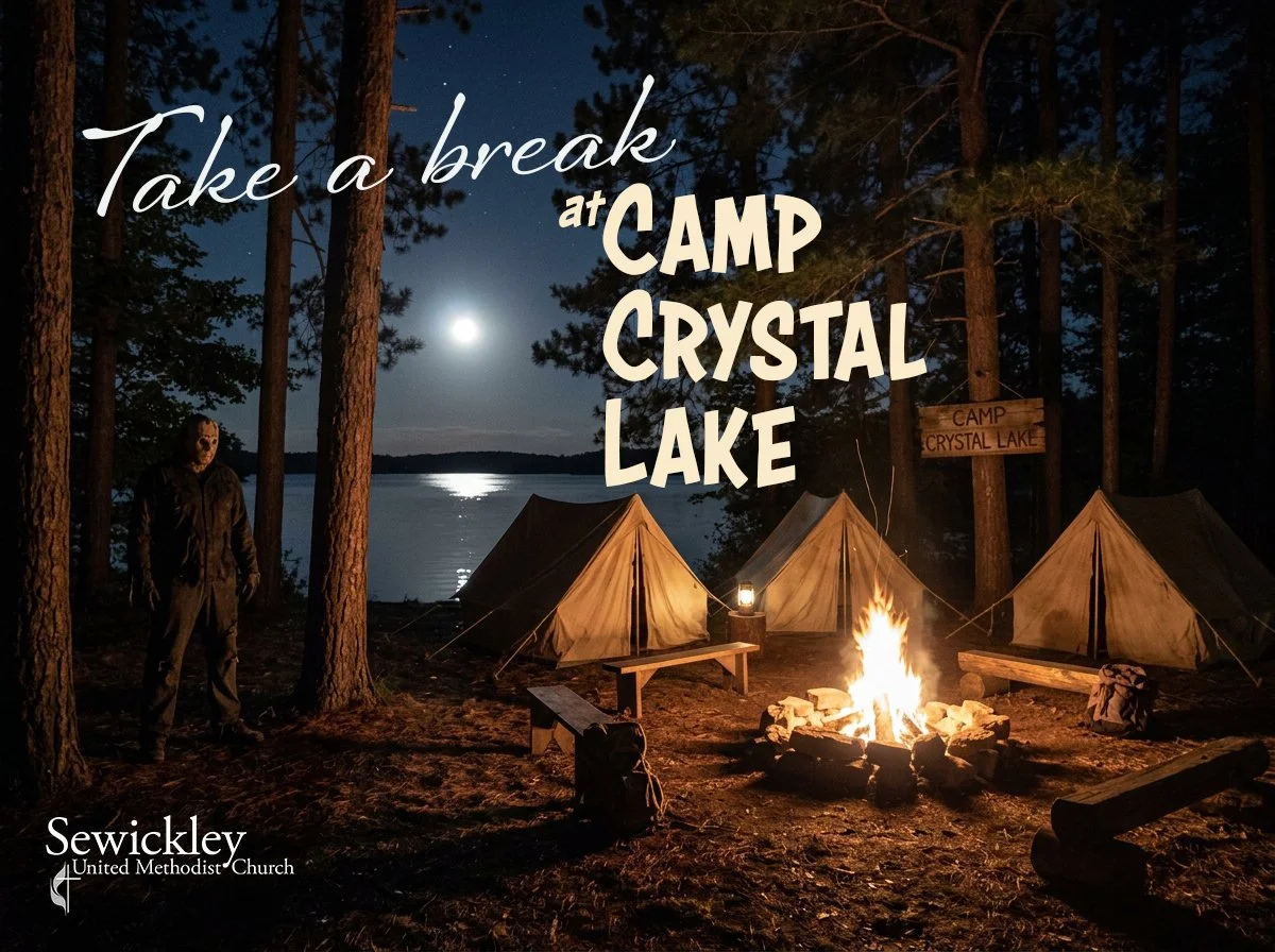 Escape to Camp Crystal Lake, where you can settle into rustic tents beneath the stars and gather around a crackling campfire. It&rsquo;s the perfect place to get away from it all. 🏕️

Get away! Ahh, get away!

Survive a terrifying stay at our annual