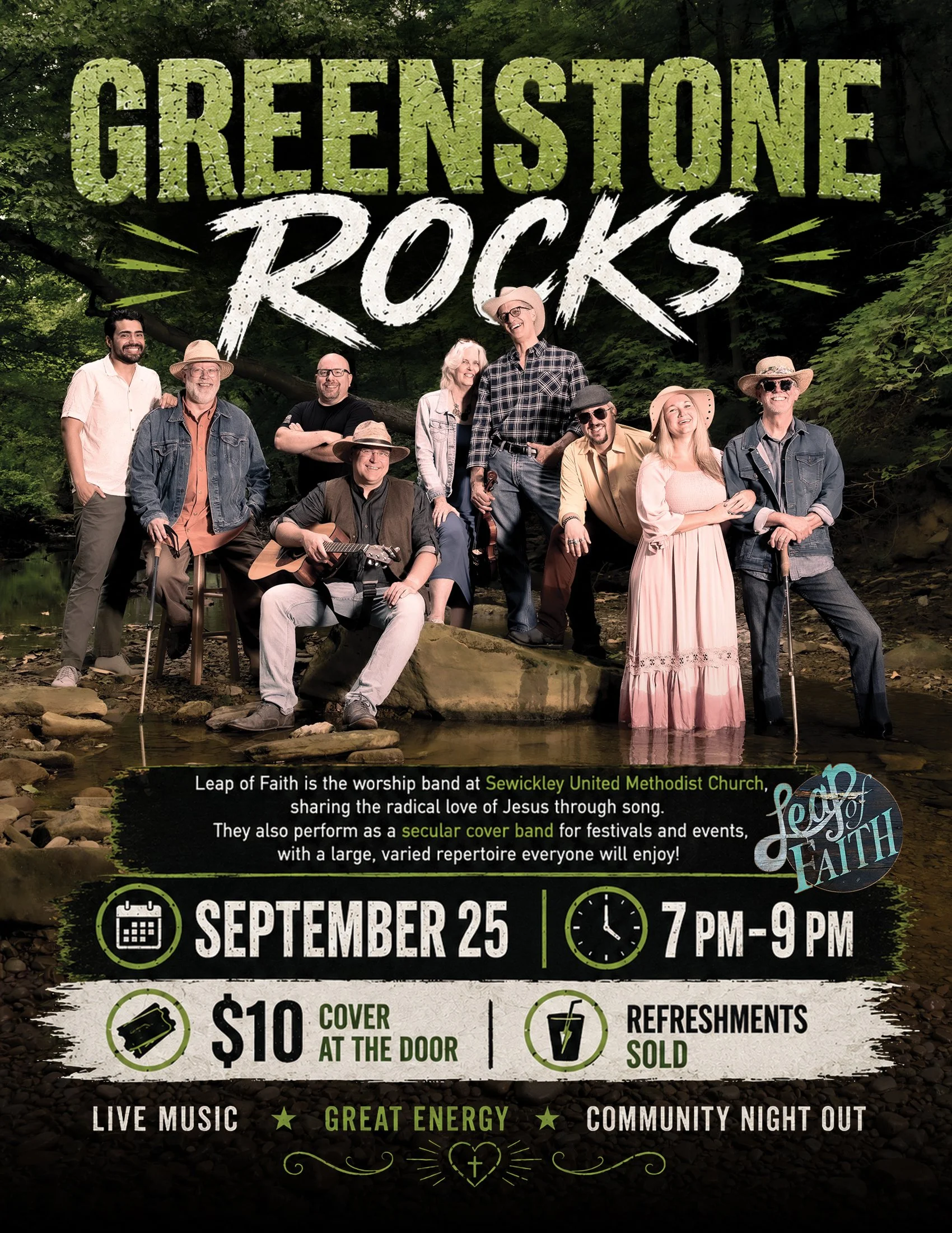 Greenstone Rocks featuring Leap of Faith