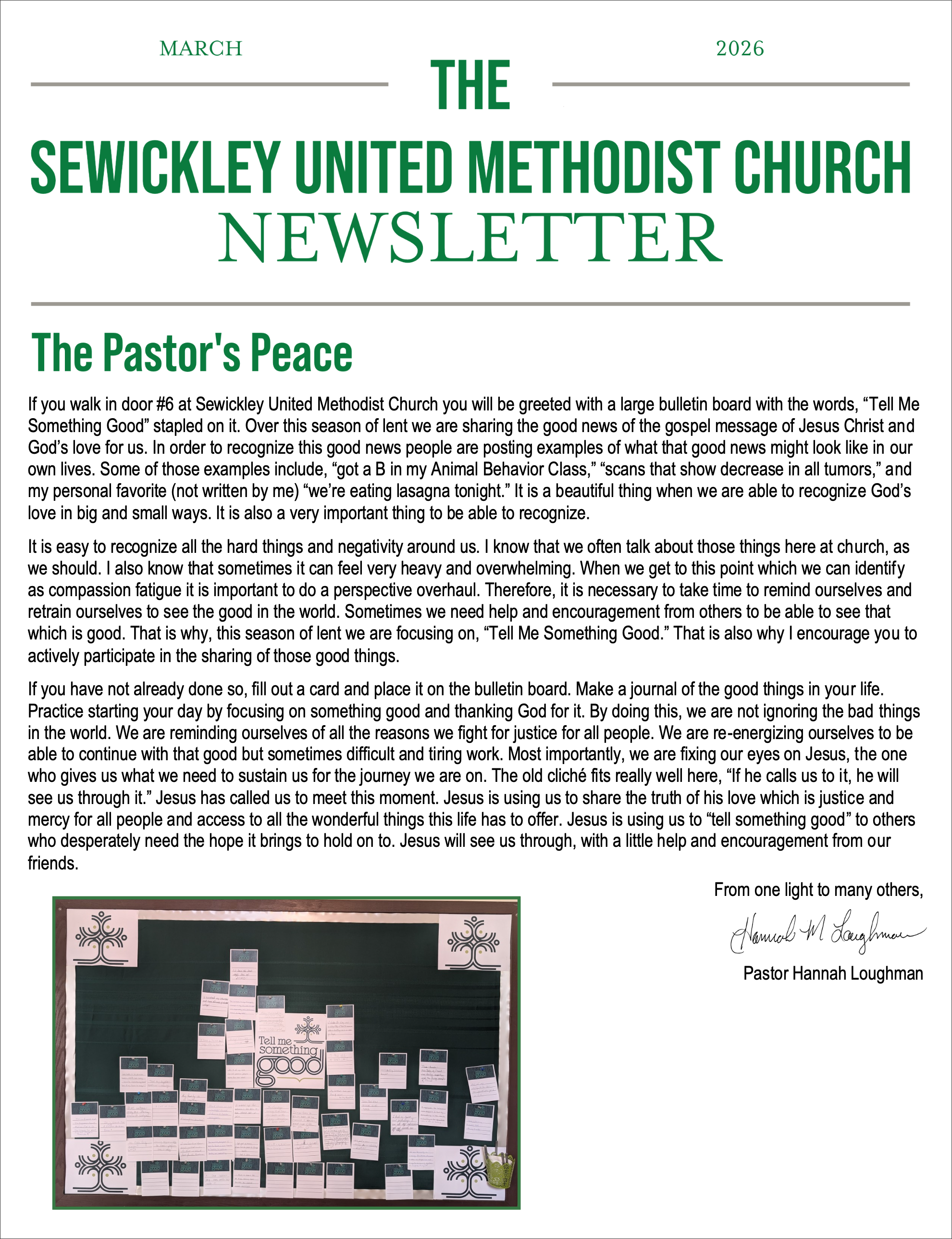 March 2026 Newsletter