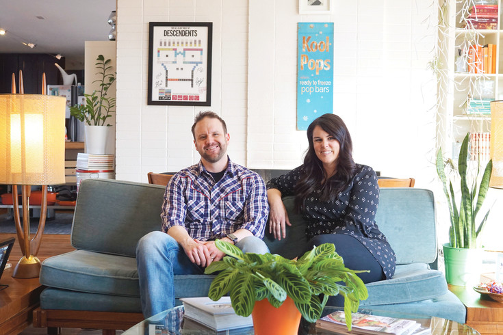 Lauren Weatherly and her husband sit in the living room of their home in Northglenn’s Deza Estates. The know the home and those belonging to their neighbors are classic examples of Midcentury Modern architectural style but now their trying to figure out who designed them and the history of their subdivision.