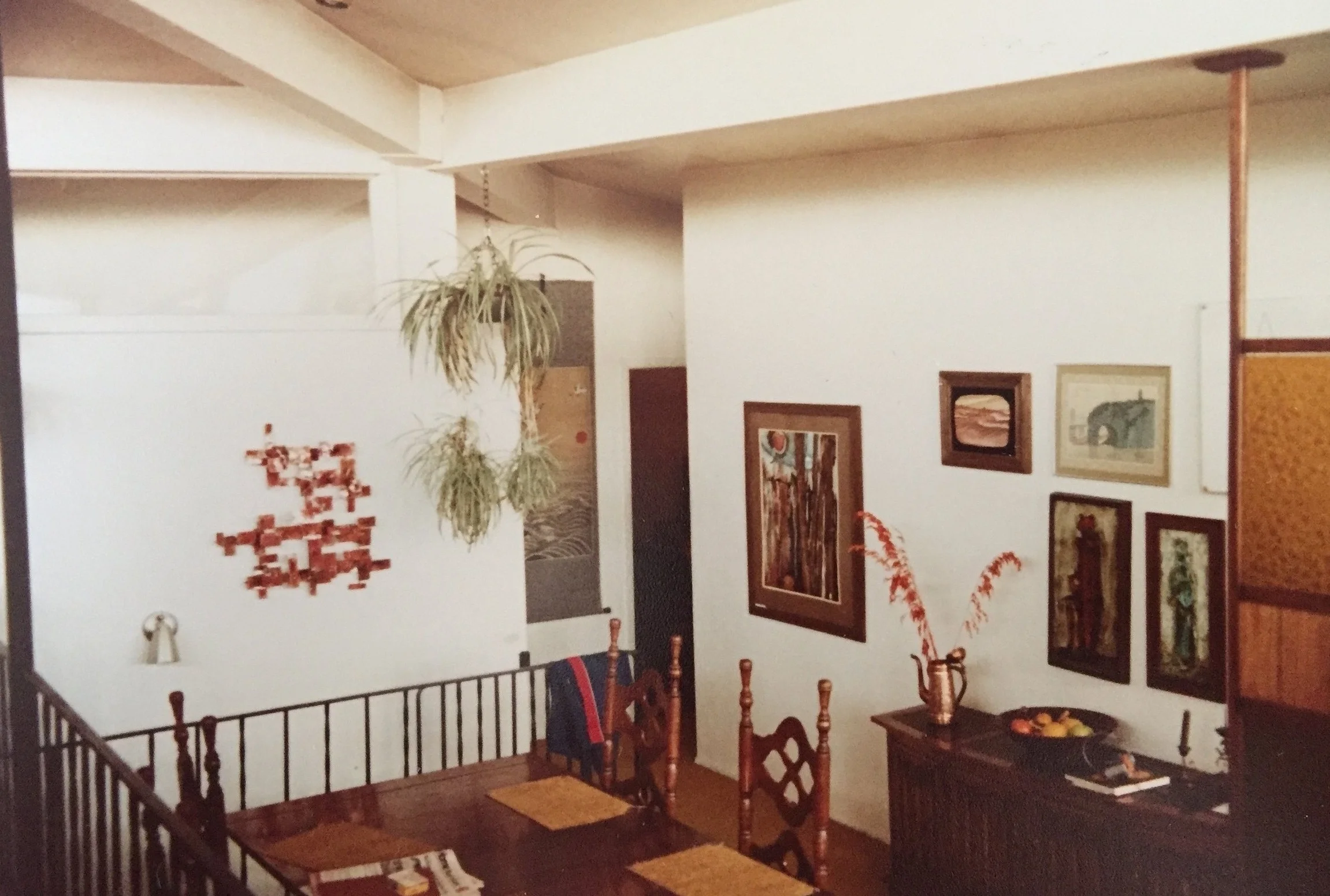 Here is another view of the dining room in its original location.