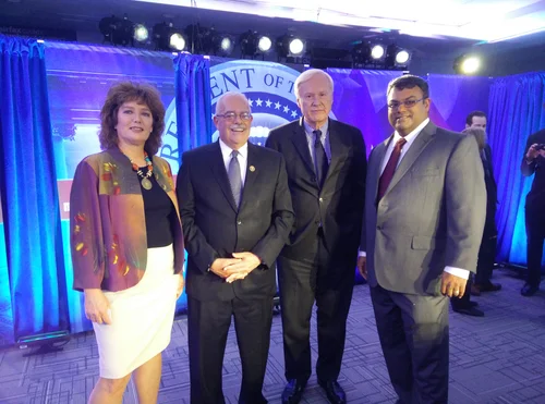 Zansors joins roundtable with President Obama, moderated by MSNBC’s Chris Matthews