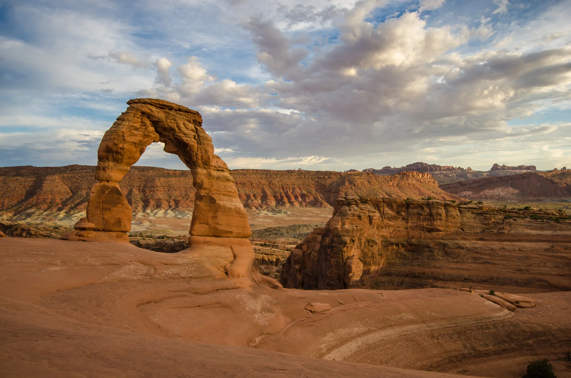 Delicate Arch in Arches National Park UT at sunset