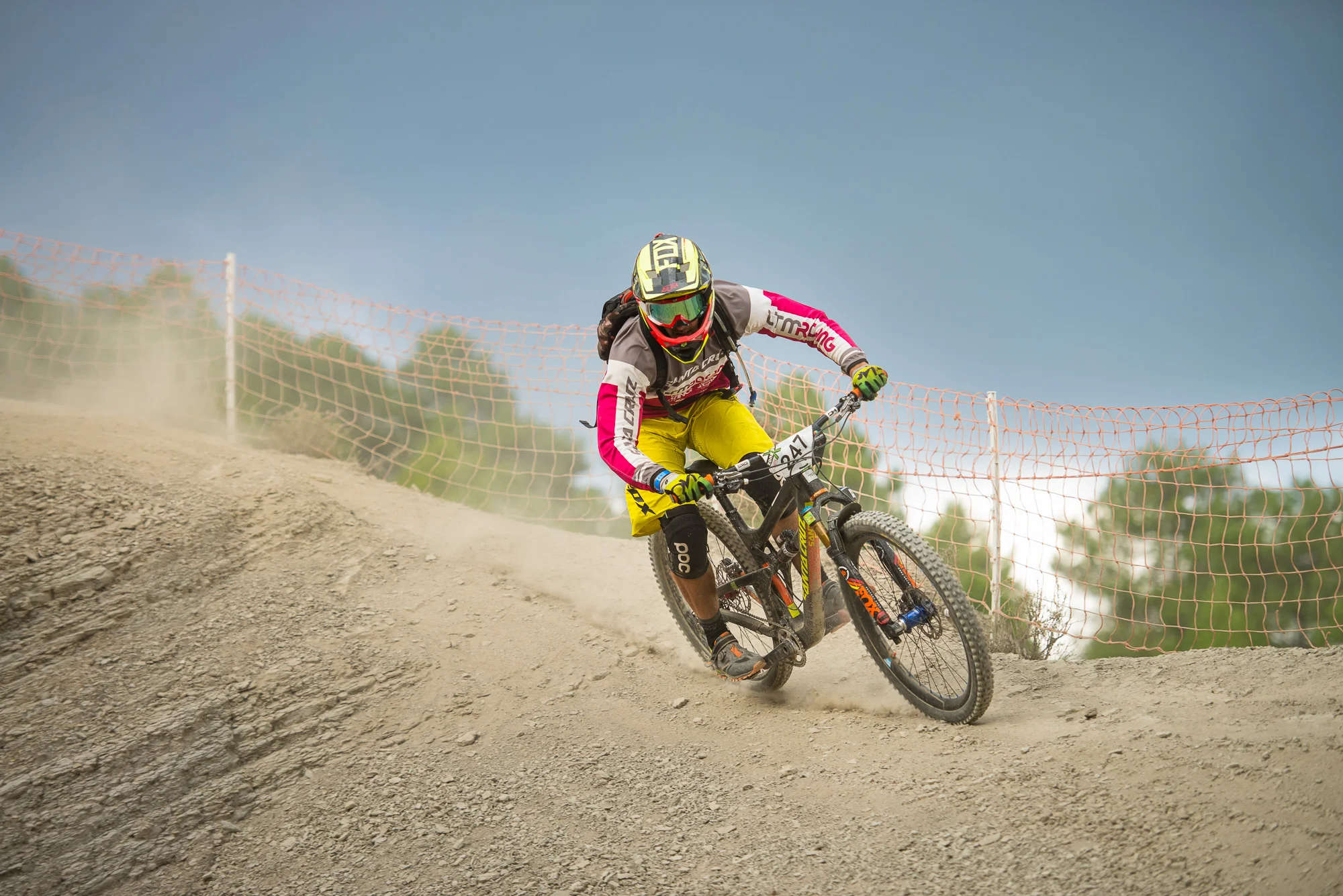Biker 260 at EWS Ainsa Spain