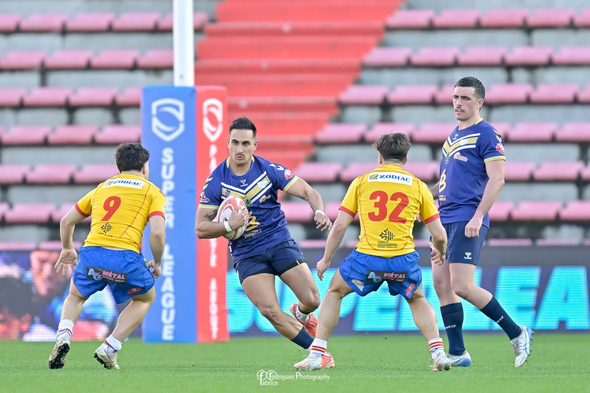 Victoire 10-36 de St Esteve Dragons Catalans lors de cette 15&egrave;me journ&eacute;e de championnat de France face au Toulouse Olympique XIII

Association Toulouse Olympique XIII  FFR XIII - F&eacute;d&eacute;ration Fran&ccedil;aise de Rugby &agrav
