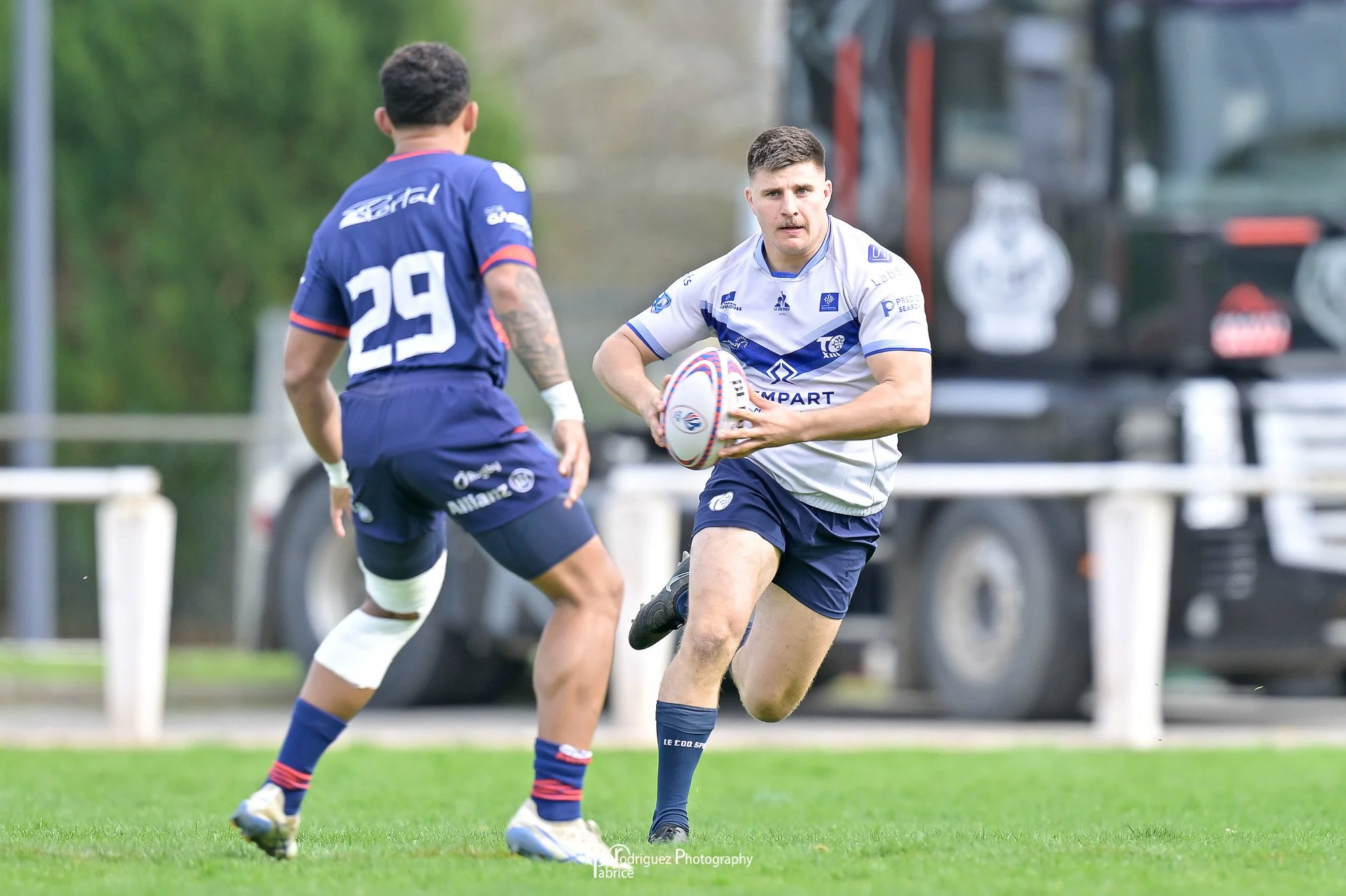 premi&egrave;re mi-temps du match de Super XIII de rattrapage entre Villefranche Aveyron XIII et le TO XIII. Score de 10-18

Association Toulouse Olympique XIII  FFR XIII - F&eacute;d&eacute;ration Fran&ccedil;aise de Rugby &agrave; XIII  @@13_mondia