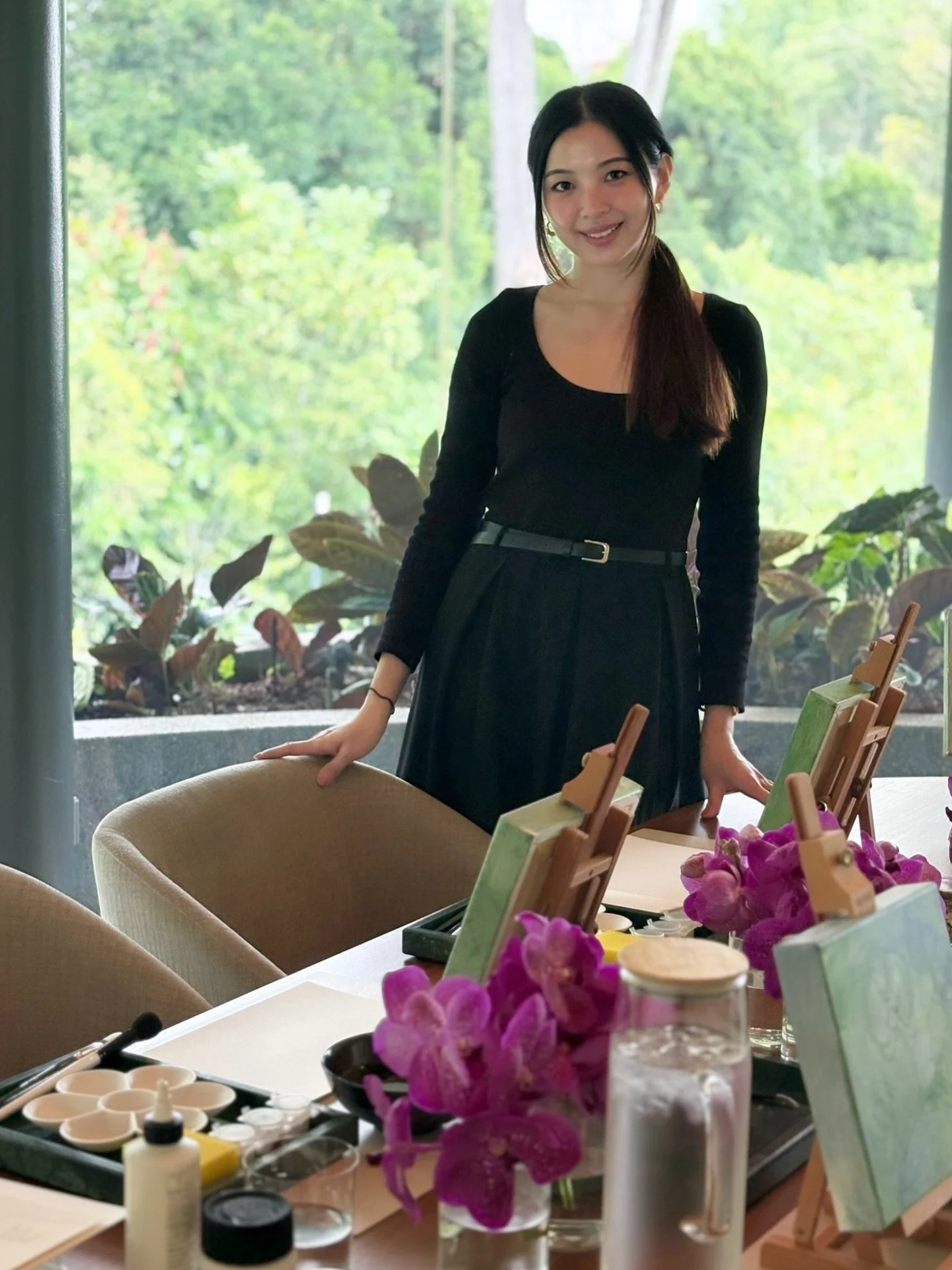 #𝑻𝒉𝒓𝒐𝒘𝒃𝒂𝒄𝒌 to one of the most beautiful places I&rsquo;ve had the joy of hosting a private painting workshop &mdash; a two-day experience specially curated for a returning client and their wonderful guests at the lush 𝑷𝒂𝒏𝒈𝒊𝒖𝒎, 𝑩𝒐𝒕?