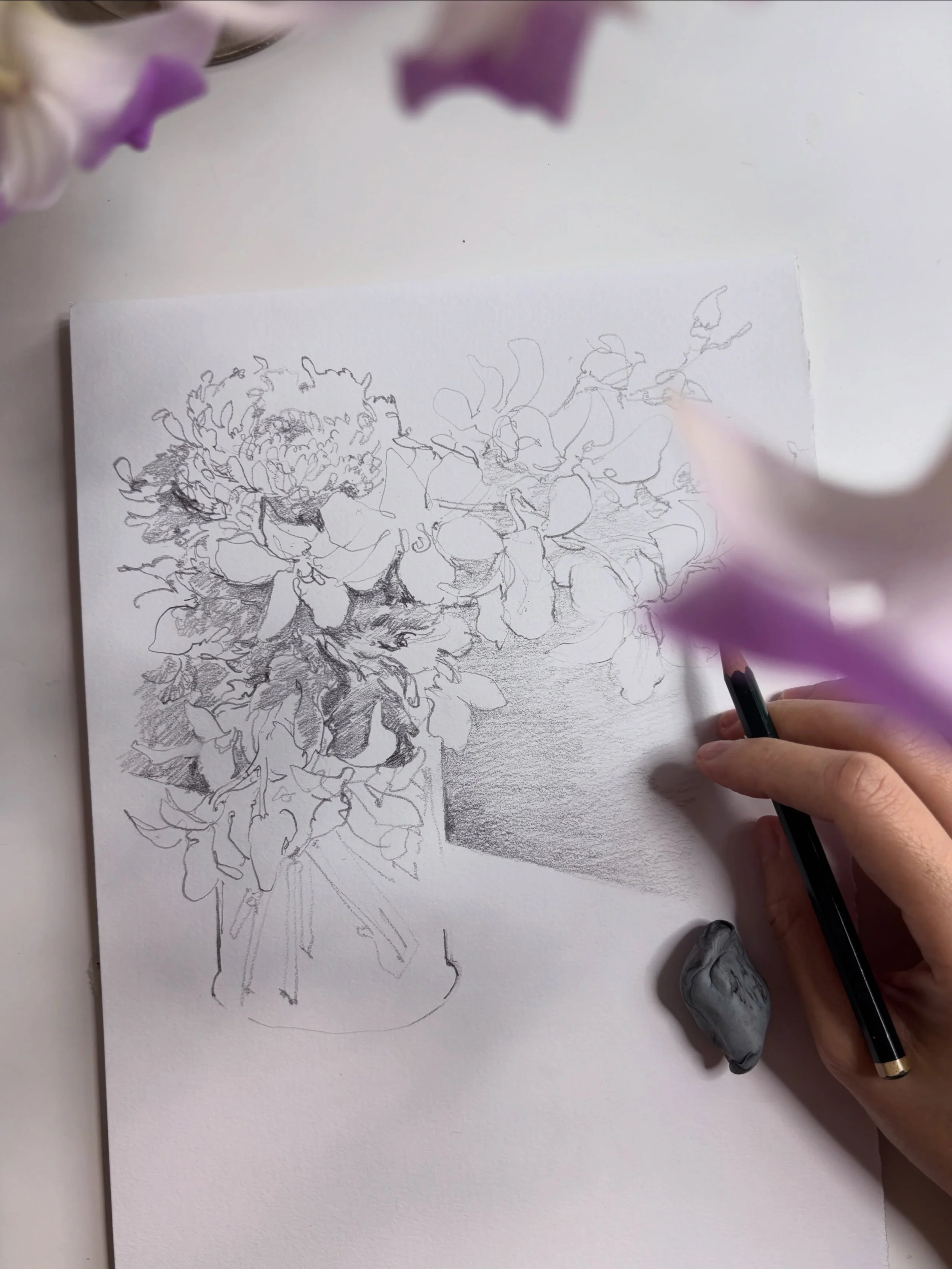 There is no denying that having the ability to make a living from my art is a blessing. 

Then, there is something different, however, about making when there is nowhere else to be and nothing to deliver. 

When the process itself becomes the reason 