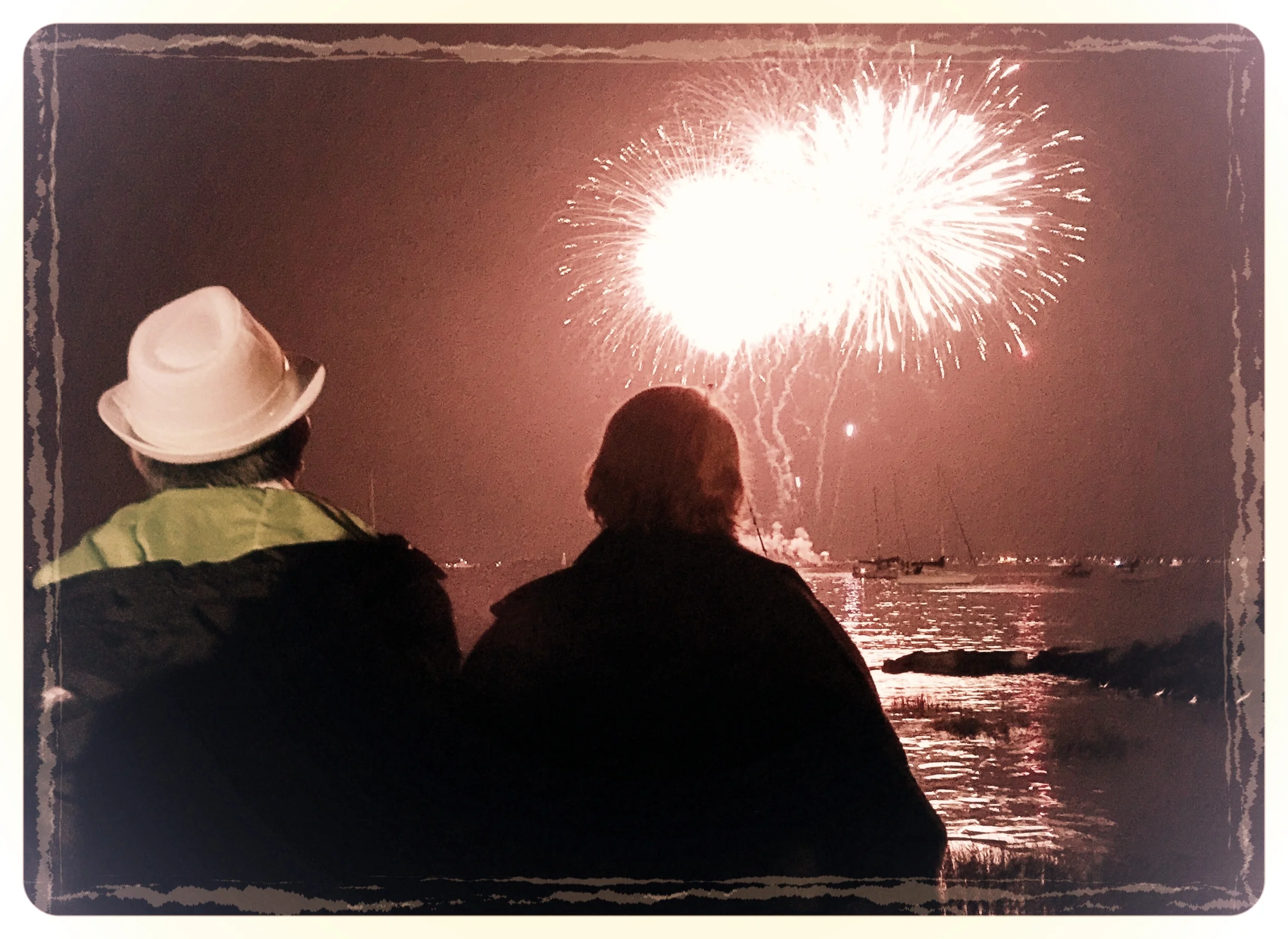 Fireworks on the Raritan