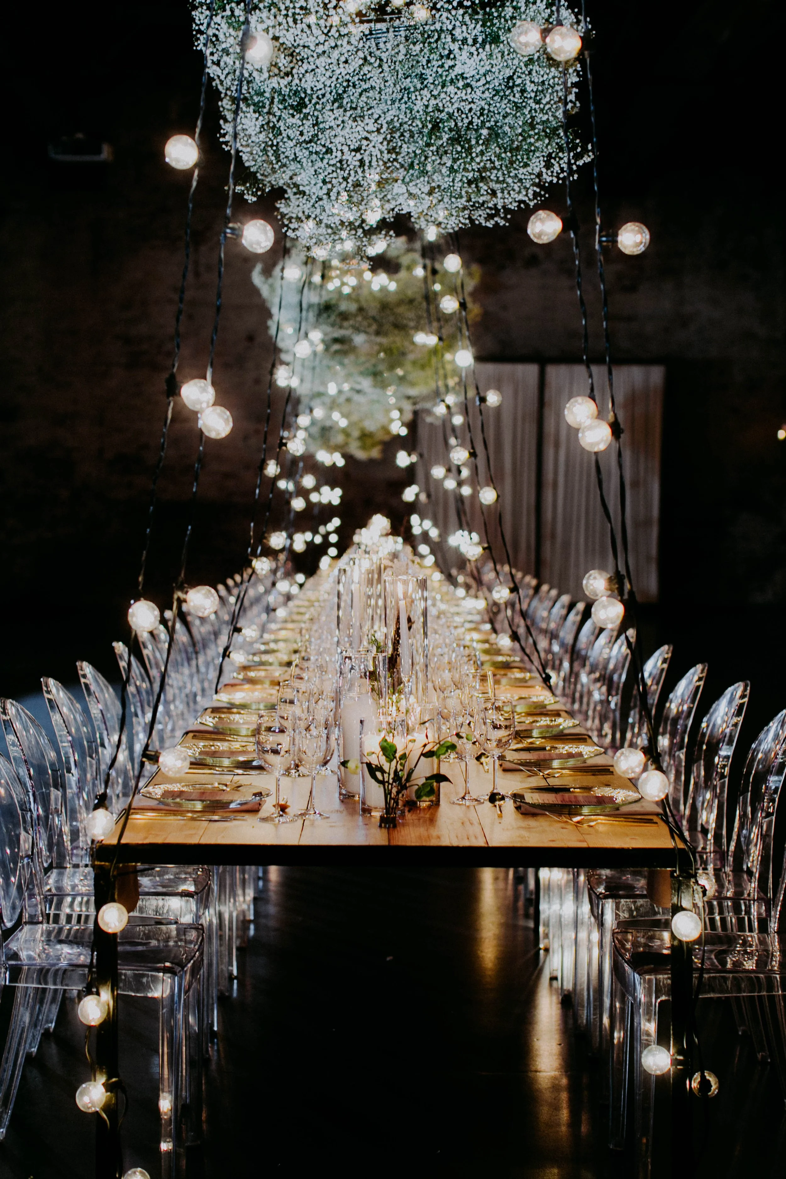 String quartet performing for a vendor cocktail hour and dinner at 501 Union, Brooklyn, NY