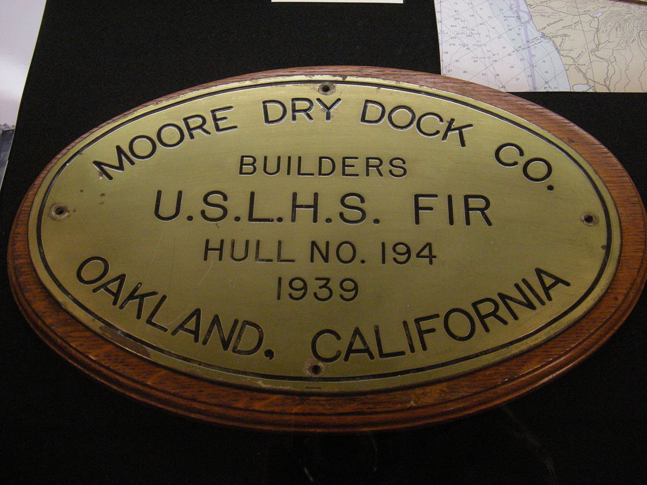 Original builder's plaque