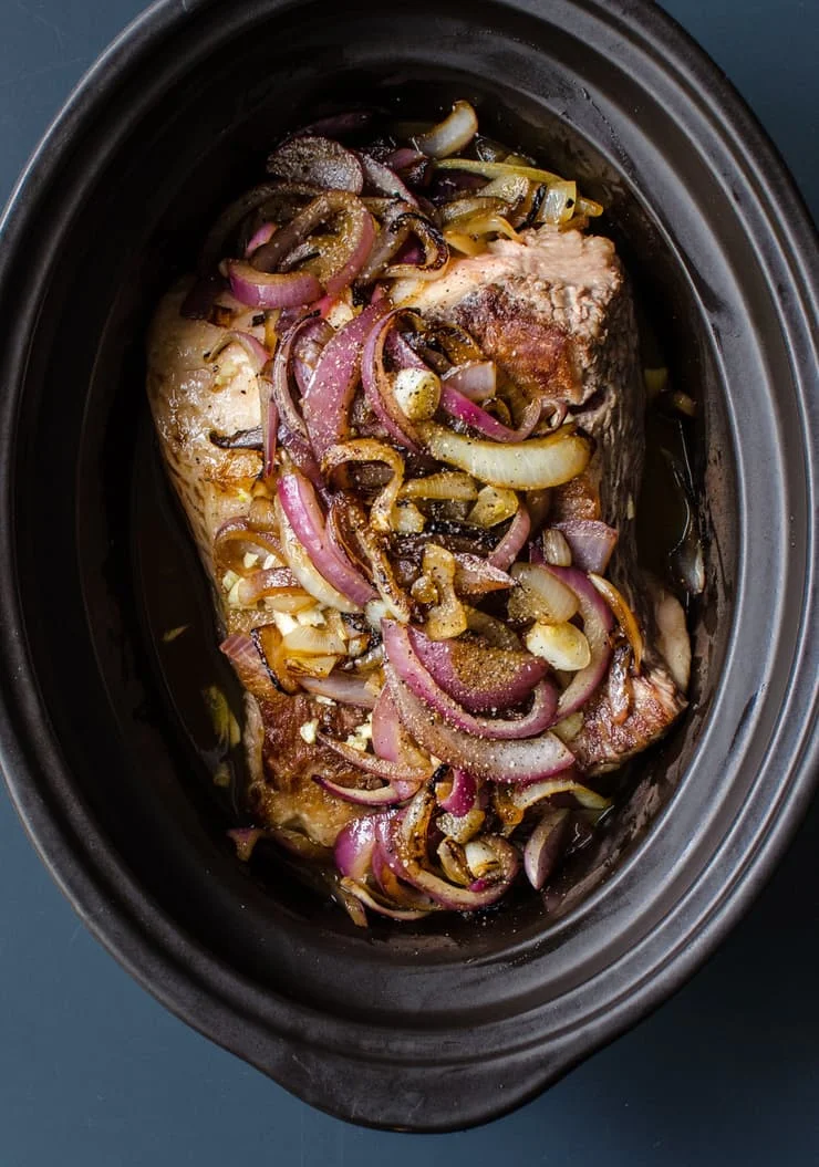 Slow-Cooked Brisket and Onions