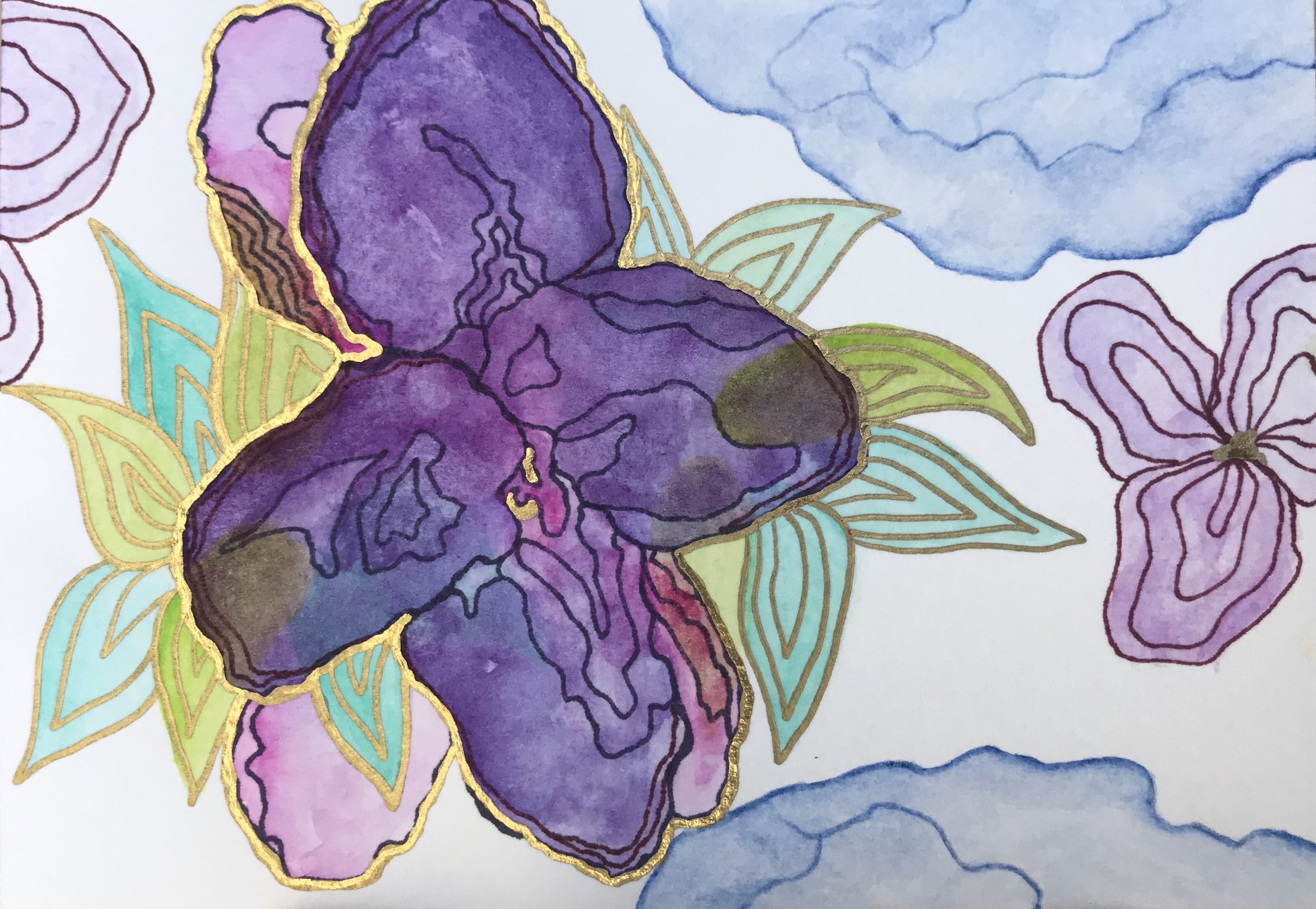 flower sketch