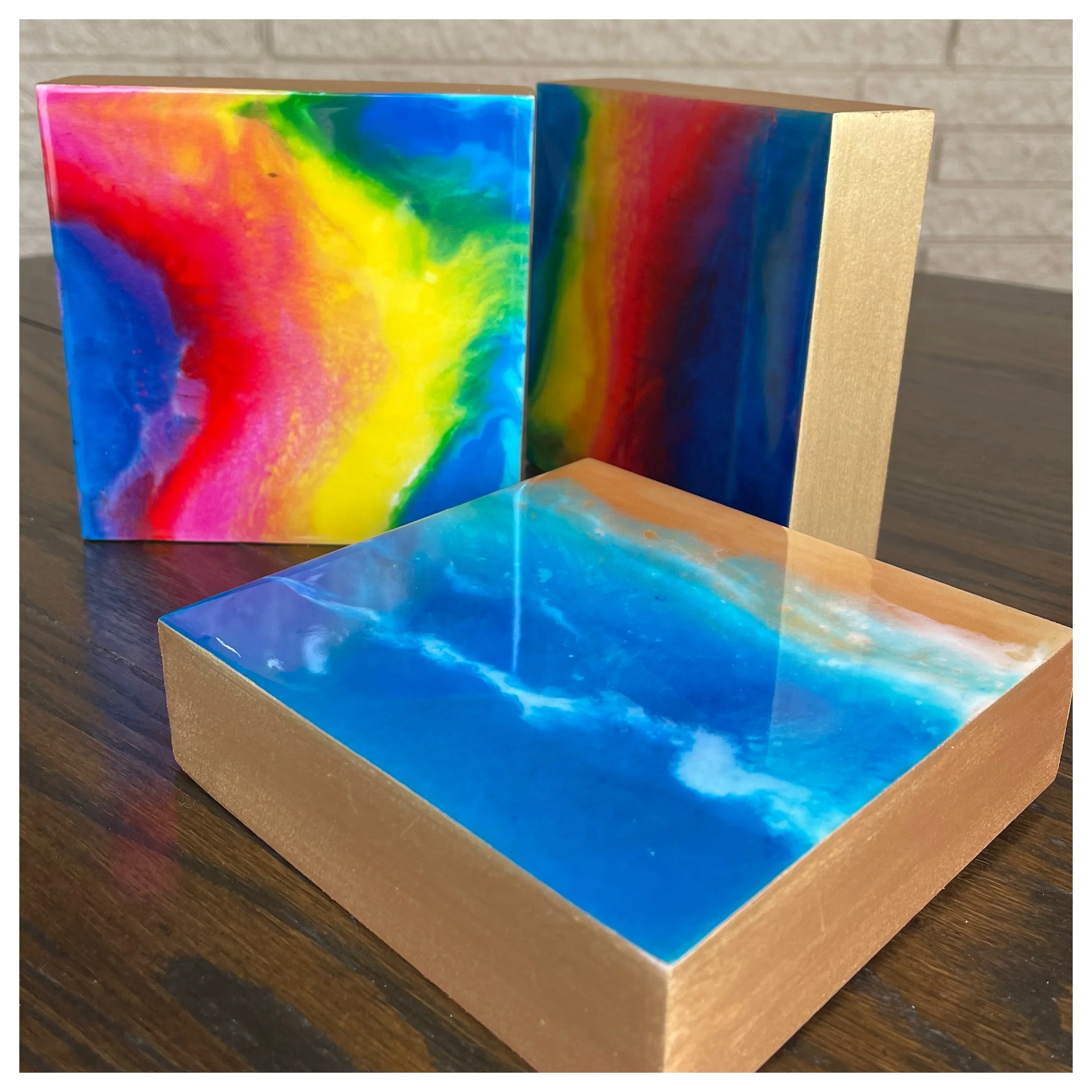 6" x 6" gift blocks