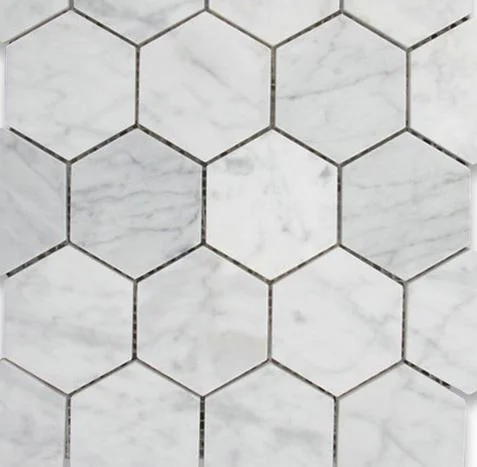 Marble Hexagon Mosaic Tile
