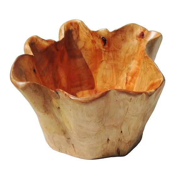 Natural Root Wood Bowl