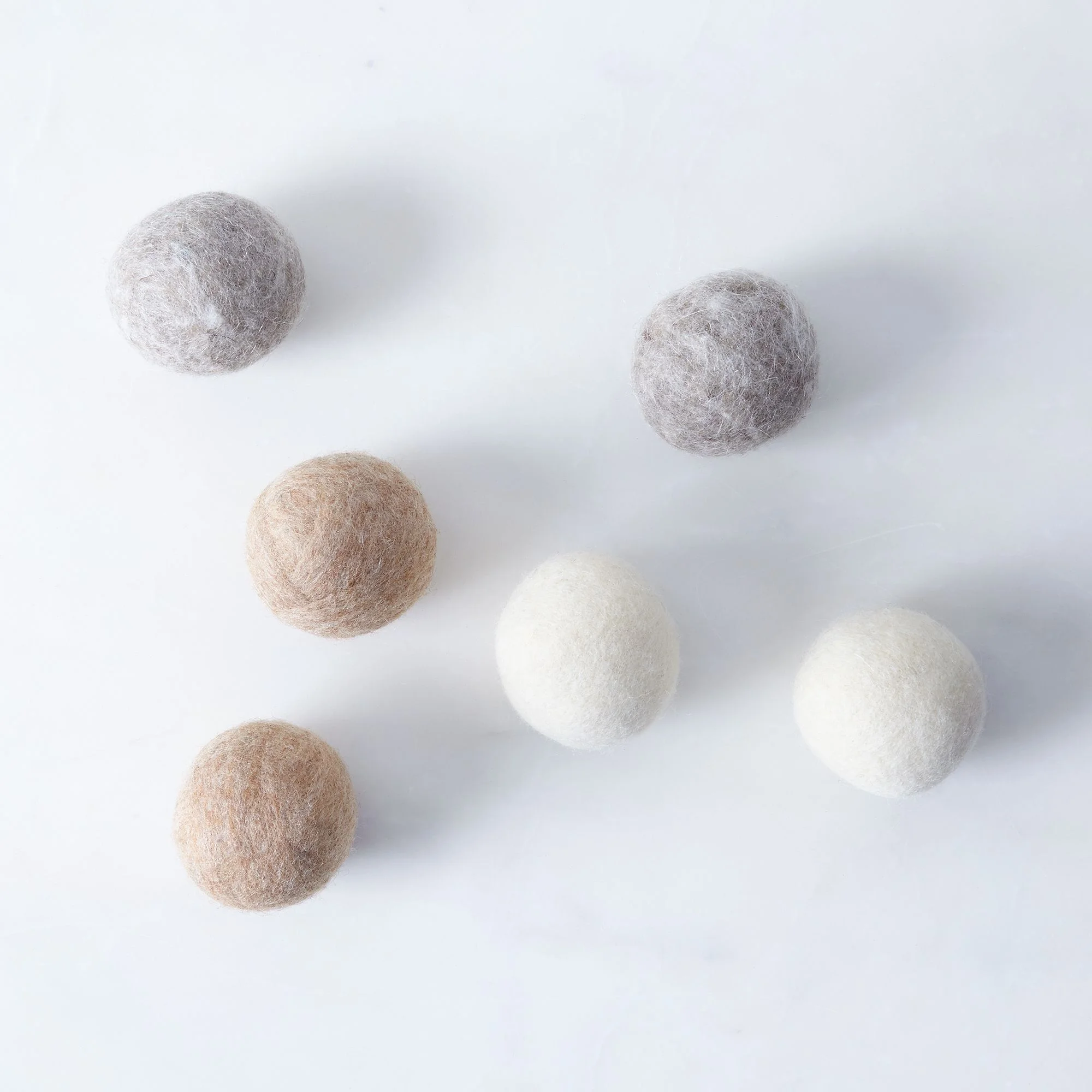 Handmade Wool Dryer Balls (Set of 6)