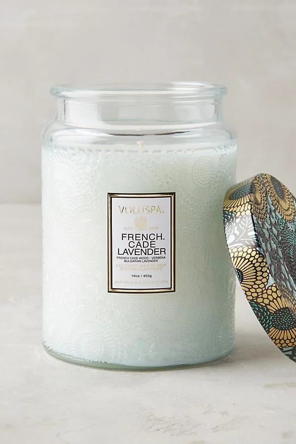 Limited Edition Voluspa Cut Glass Jar Candle
