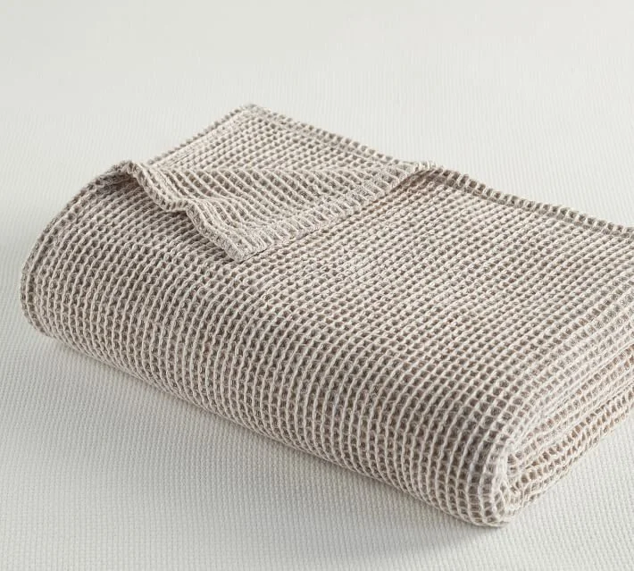 Waffle Weave Blanket - Neutral