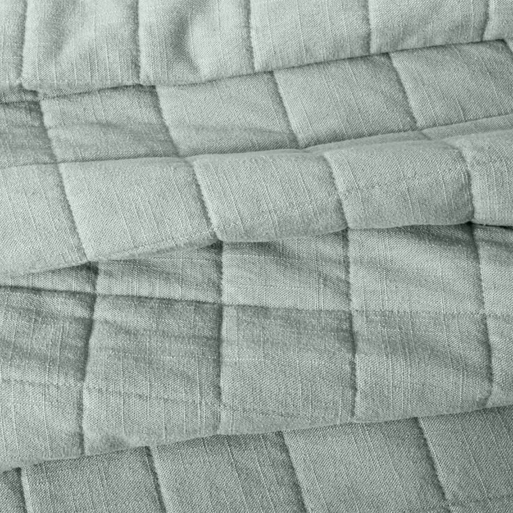 Heavyweight Linen Blend Quilt - Casaluna