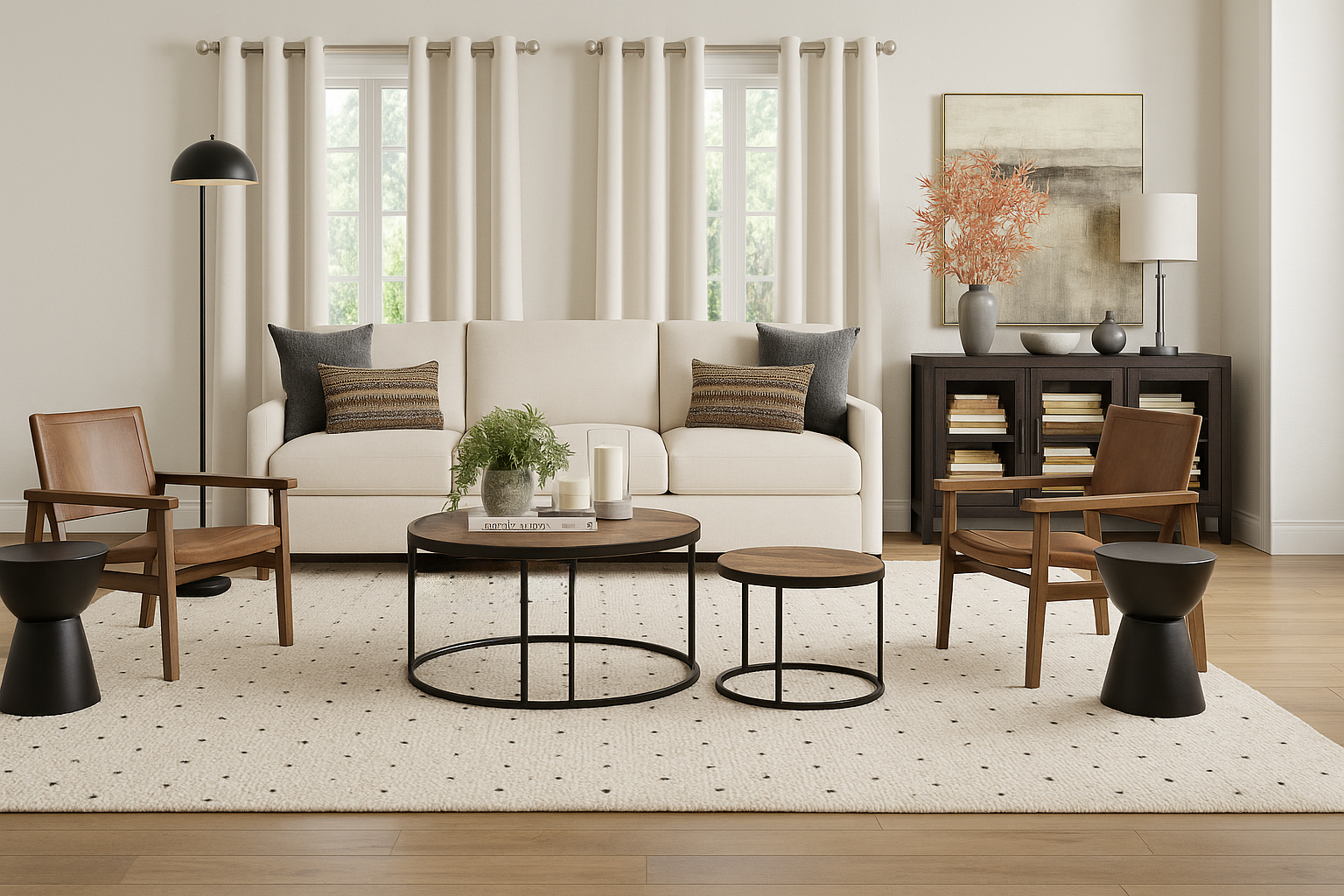 Get The Look: Casual Cool Living Room