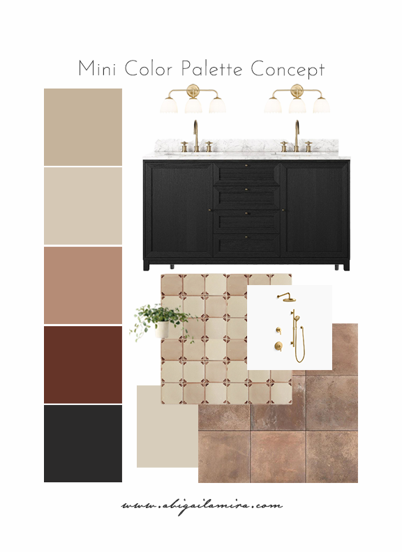 Mini Color Palette Concept: Rust, Terracotta, Tan &amp; Beige