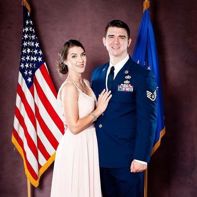 military ball dress