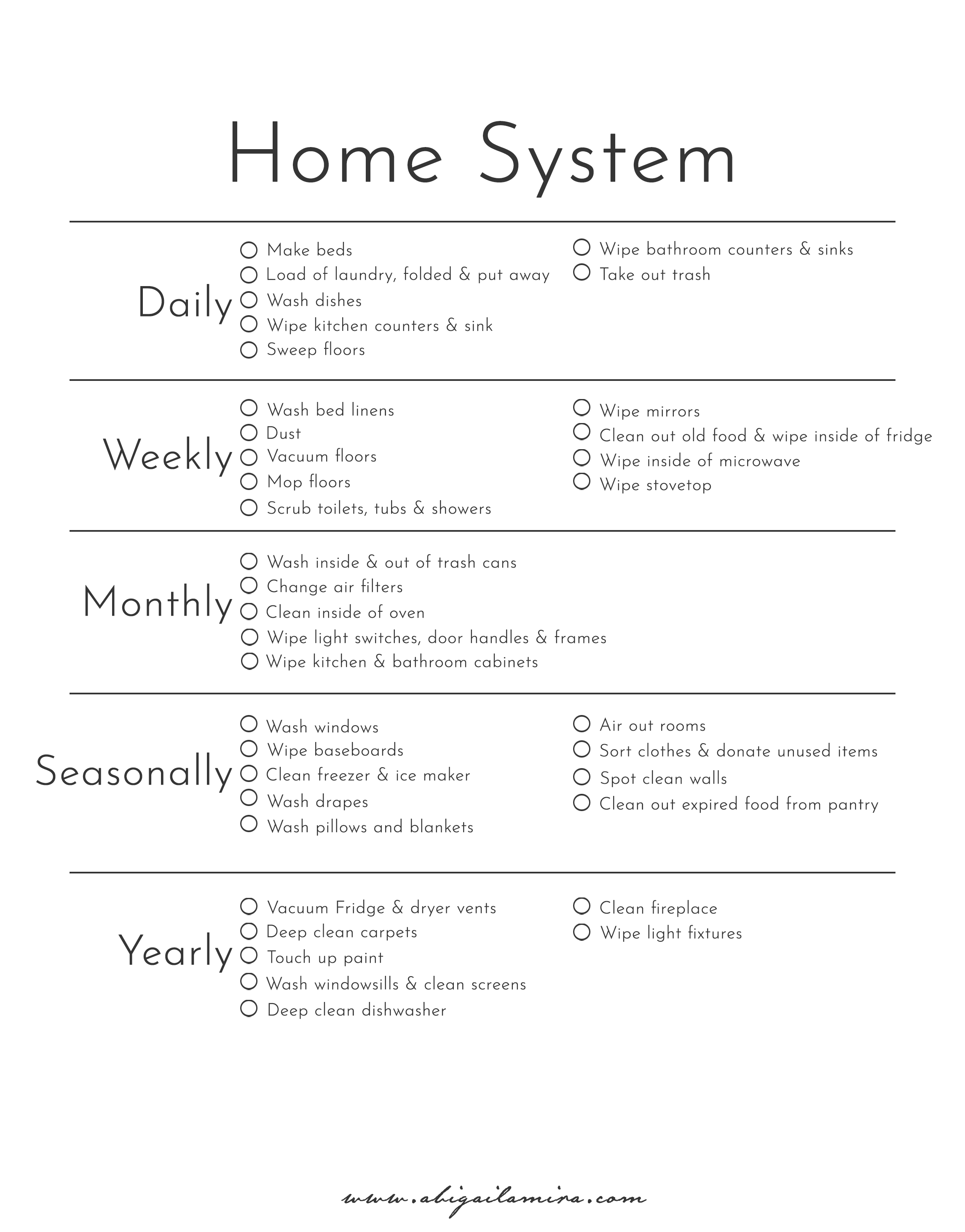 home system