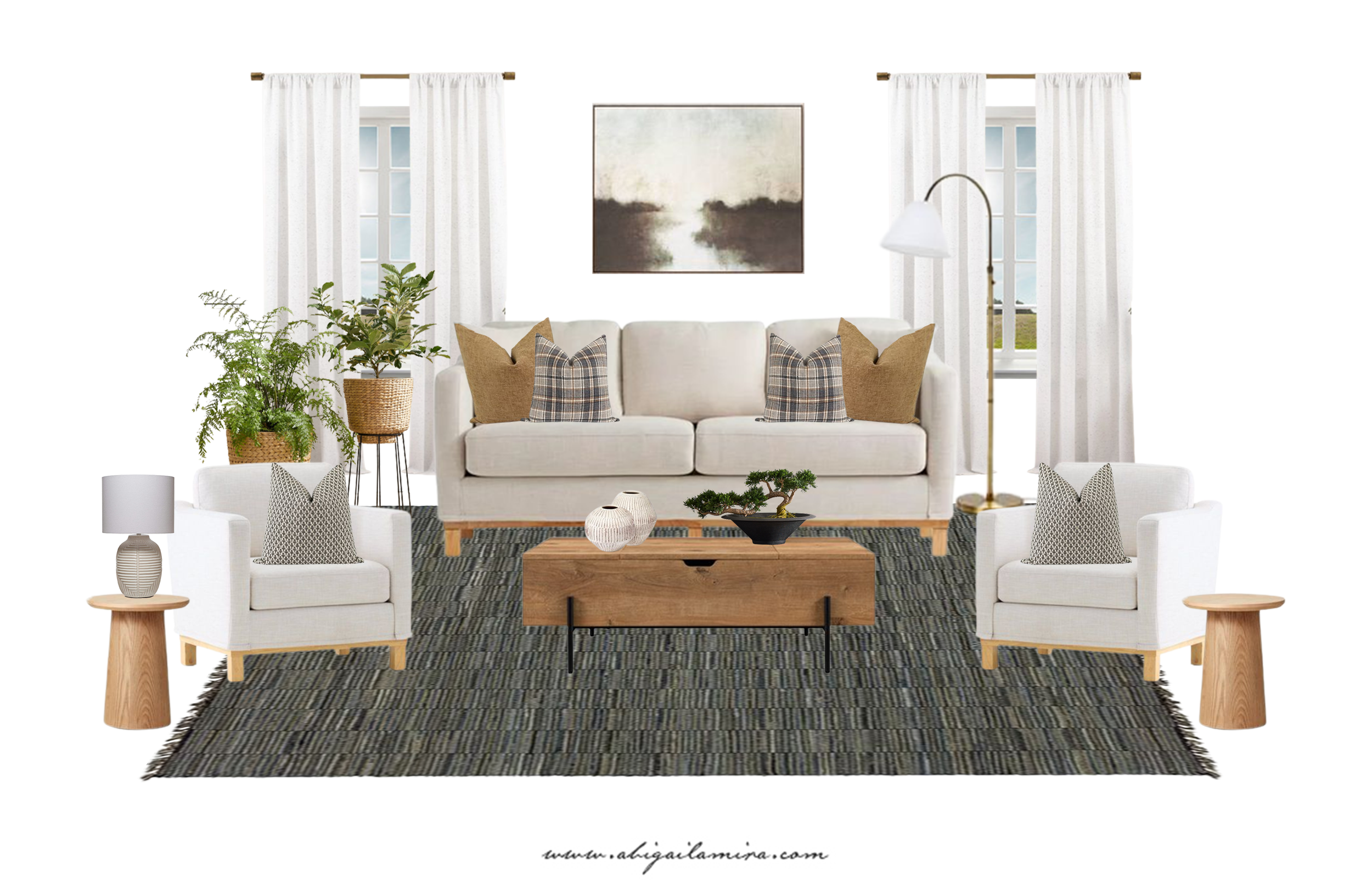 Get The Look: Gap Home Living Room