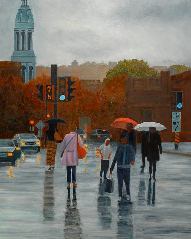 "Rue Atwater" Oil on Canvas 40"x48"(Sold)