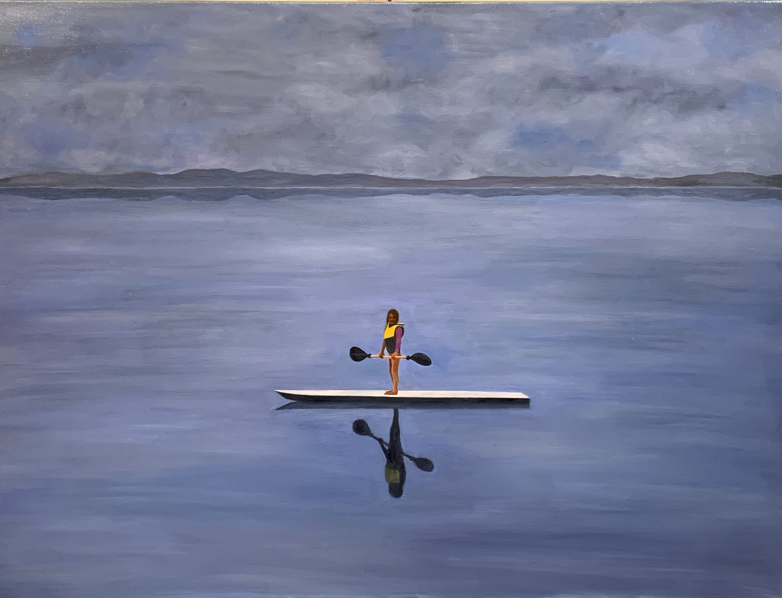 "PaddleBoard" Oil on Canvas 40"x30"