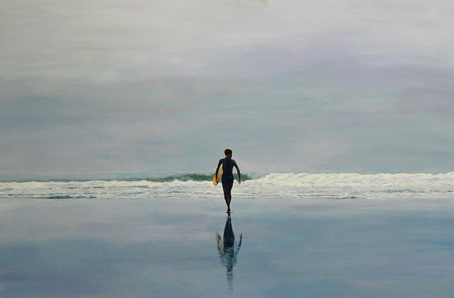 "Surfer1" Oil on Canvas 60"x40"