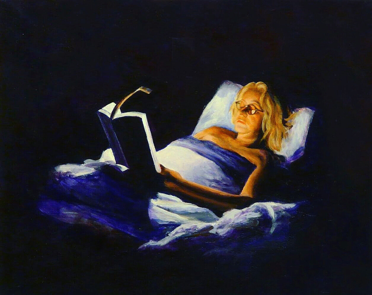 "Jo Reading" Pil on Canvas 16"x20"