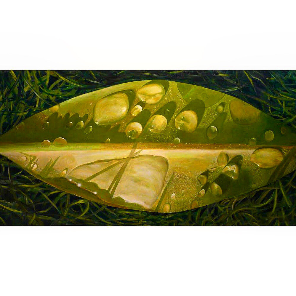 'Leaf" Acrylic on Canvas 60'x30"
