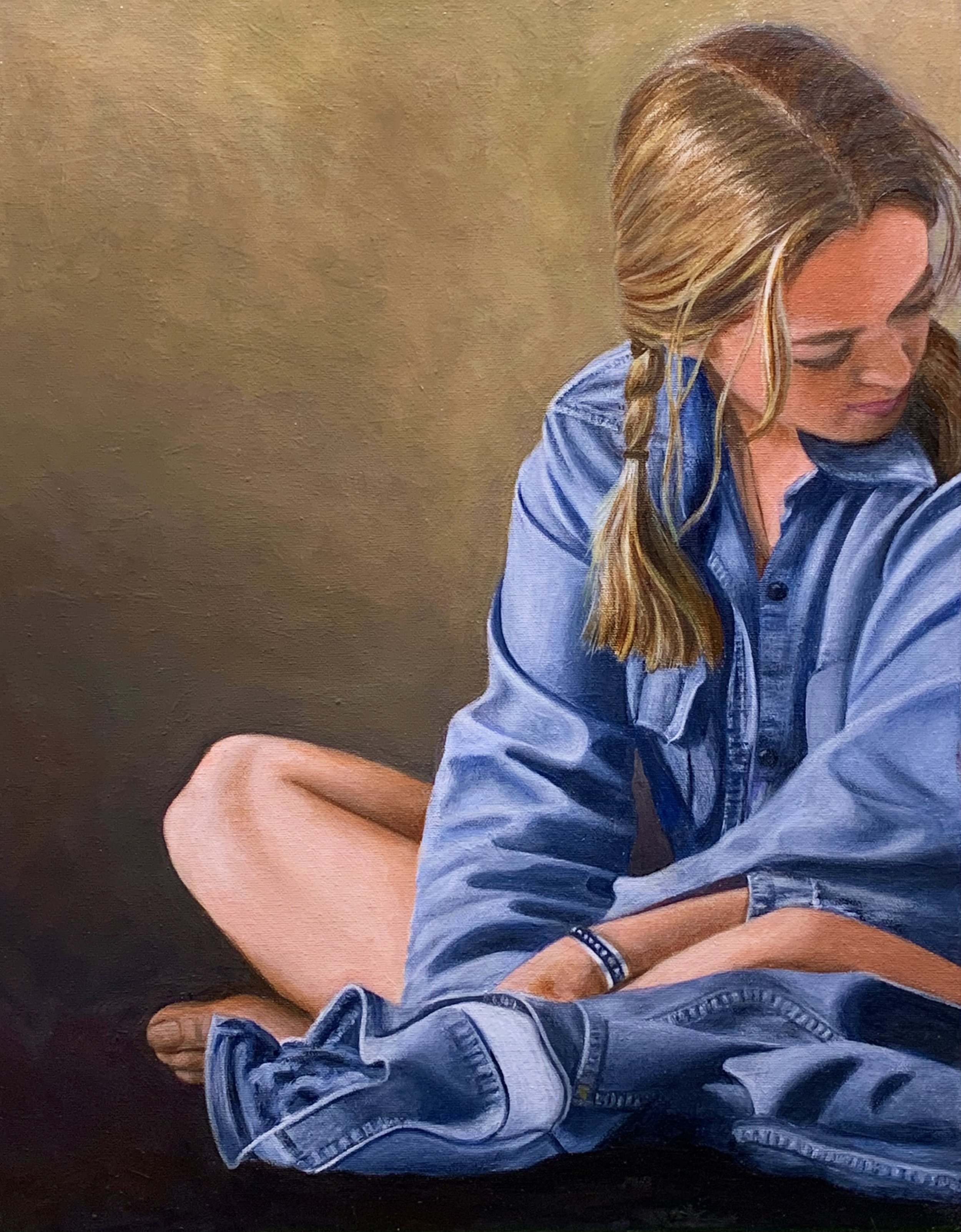 "Joanne circa '73" Oil on Canvas 16"x20"