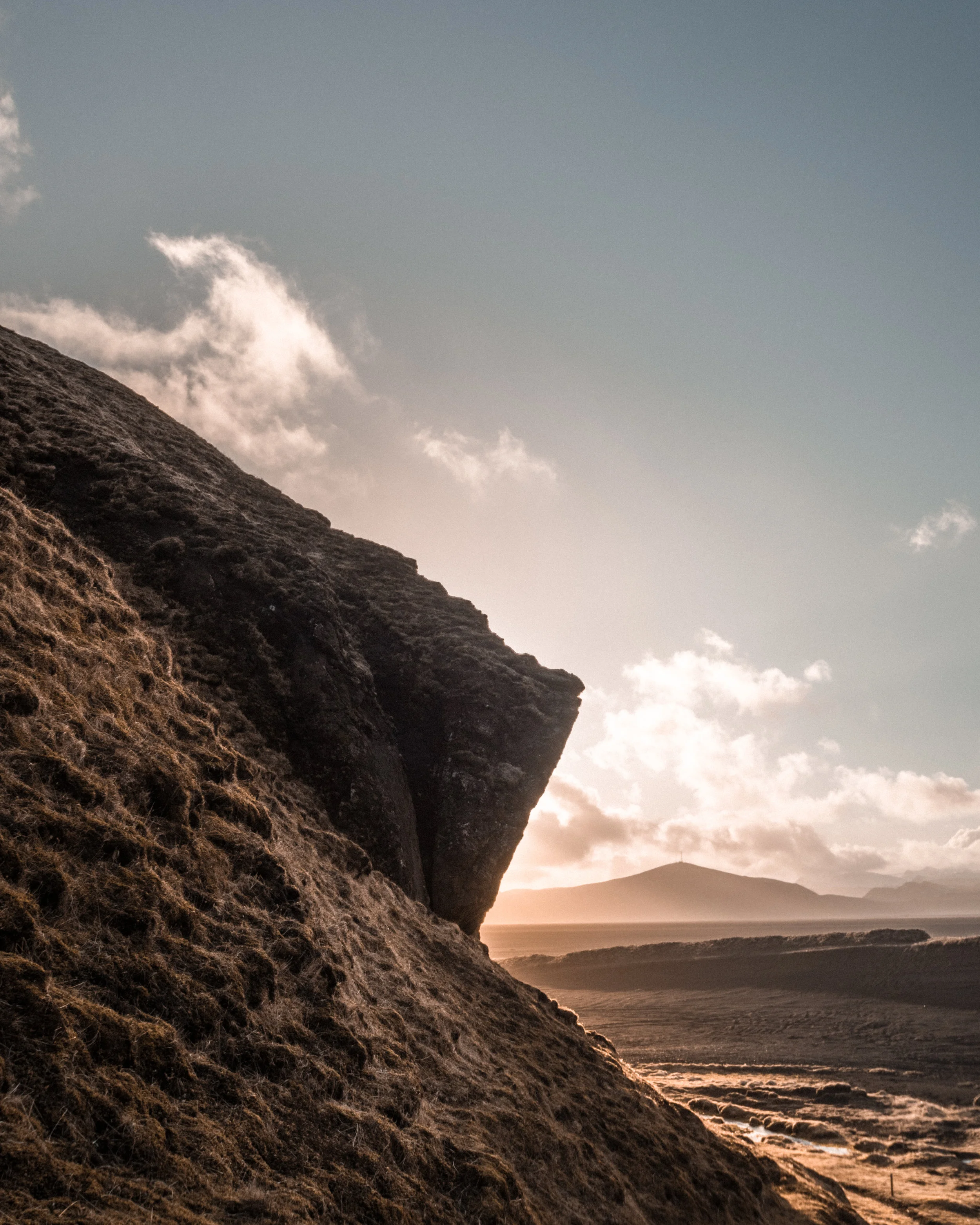 Near the famous Black Sand Beach