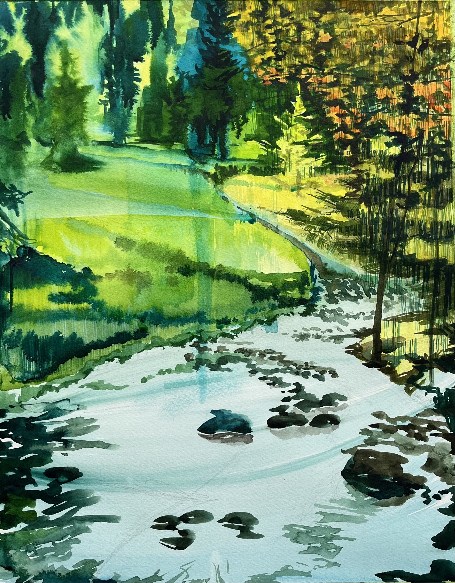 Cool Springs, 14"x18"