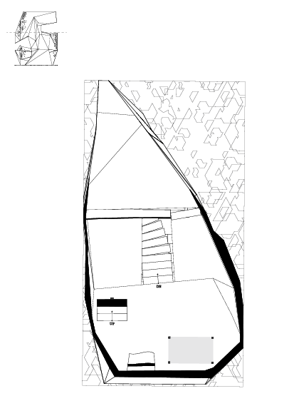 level two plan: workshop + outdoor gallery