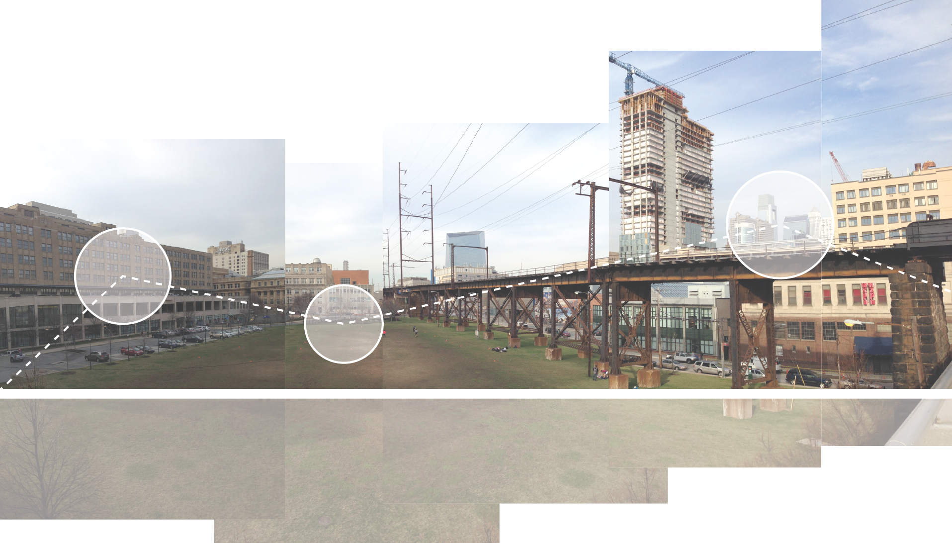 targeted views looking over walnut street bridge