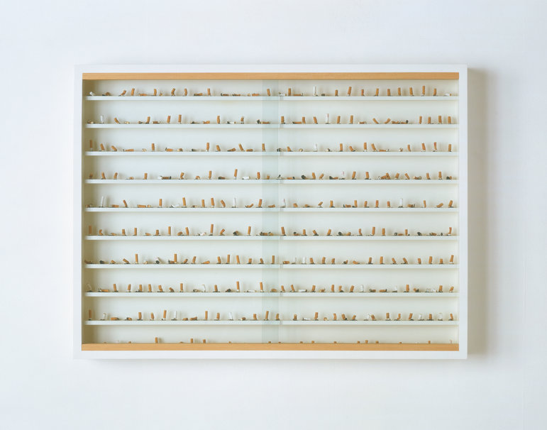 Damien Hirst, Stubbed Out Love , 1993