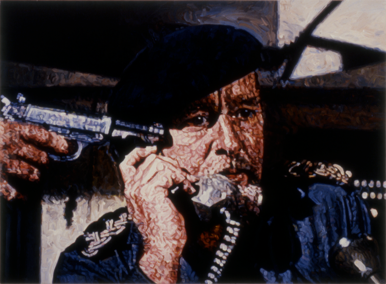 "Teleguns #2," 1988; Acrylic on Canvas; 40"X54"