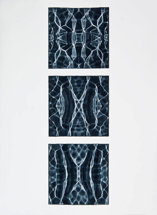 "Instances #6," 2011; Watercolor on Paper; 22" X 30"